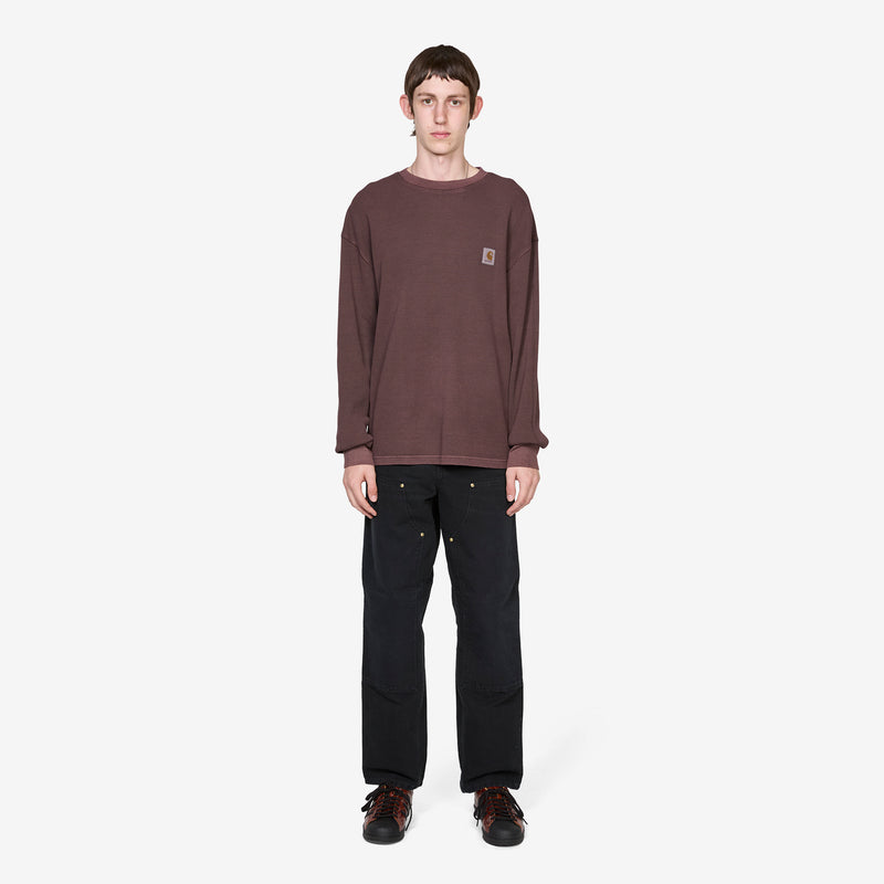 Longsleeve Vista Waffle T-Shirt Palisander Tees