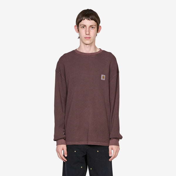 Longsleeve Vista Waffle T-Shirt Palisander Tees
