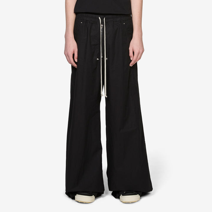 Geth Belas Pants Black Cotton Rip Stop Front