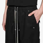 Geth Belas Pants Black Cotton Rip Stop