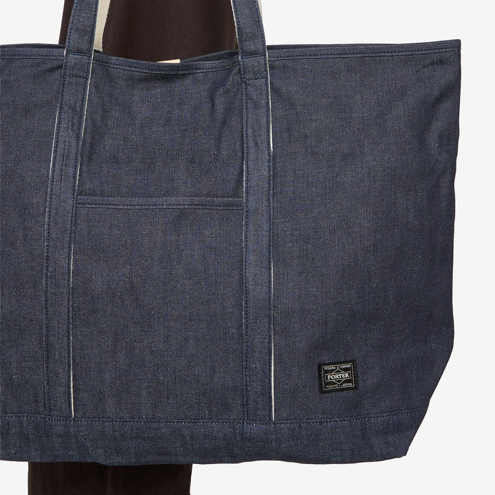 Jean Tote Bag Navy (L)