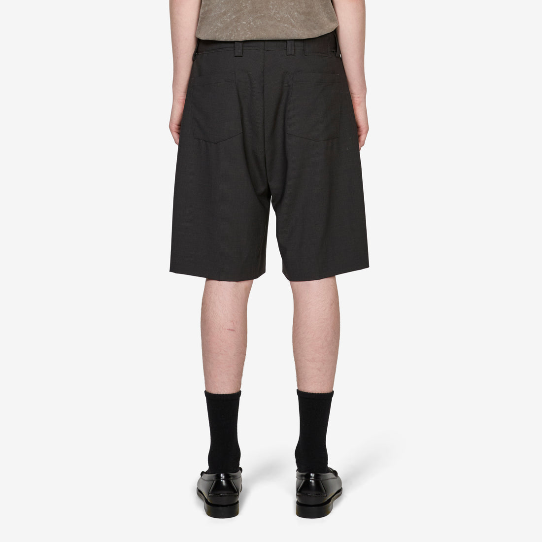 Classic Shorts Dark Grey Stripe Shorts