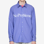 No Problemo Longsleeve Poplin Shirt Navy