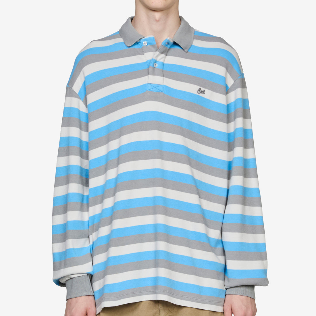Striped Long Sleeve Polo Stripe 2 Shirts
