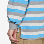 Striped Longsleeve Polo Stripe 2