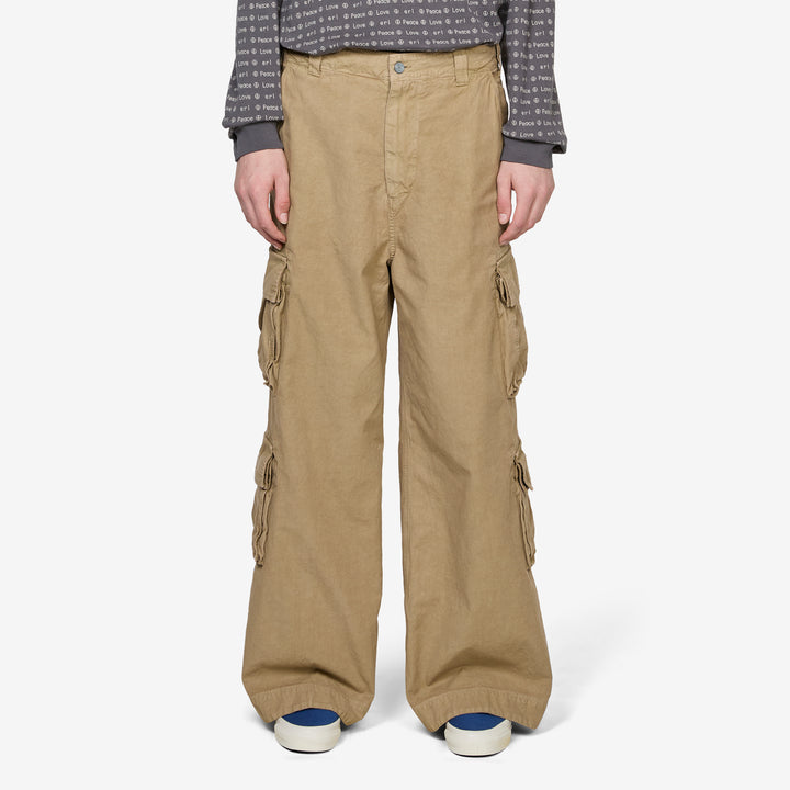 Cargo Pants Beige Front
