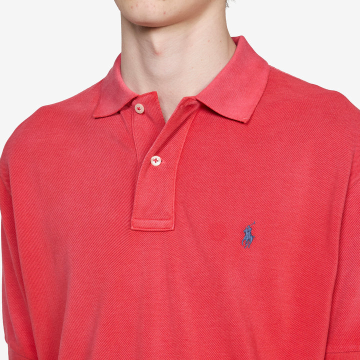 Original Fit Mesh Polo Shirt New Brick