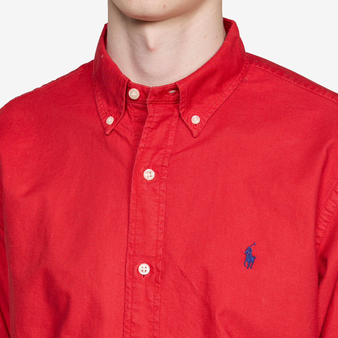 Custom Fit Garment-Dyed Oxford Shirt New Brick Shirts