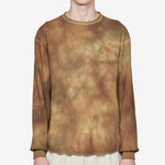 Conan Uneven Dyed Waffle Crew Olive