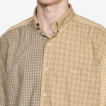 Patchwork Shirt Beige