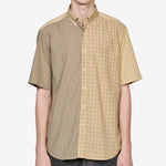 Patchwork Shirt Beige