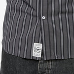 Grunge Stripe Longsleeve Shirt Grey