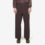 Robson Cotton-Hemp Twill 5-Pocket Pant Dark Brown