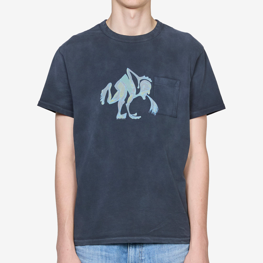 Puke T-Shirt Blue Tees