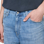 Aaron Pant Blue Burst Washed