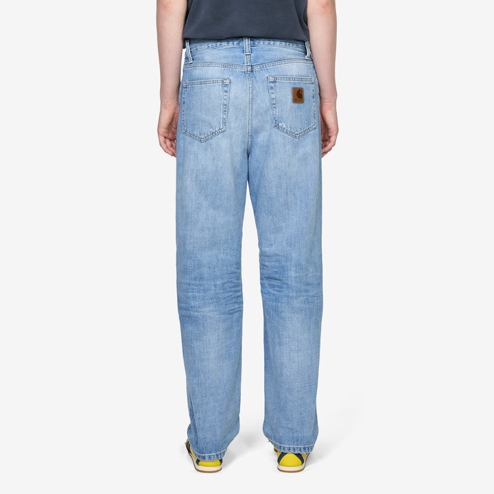 Aaron Pant Blue Burst Washed