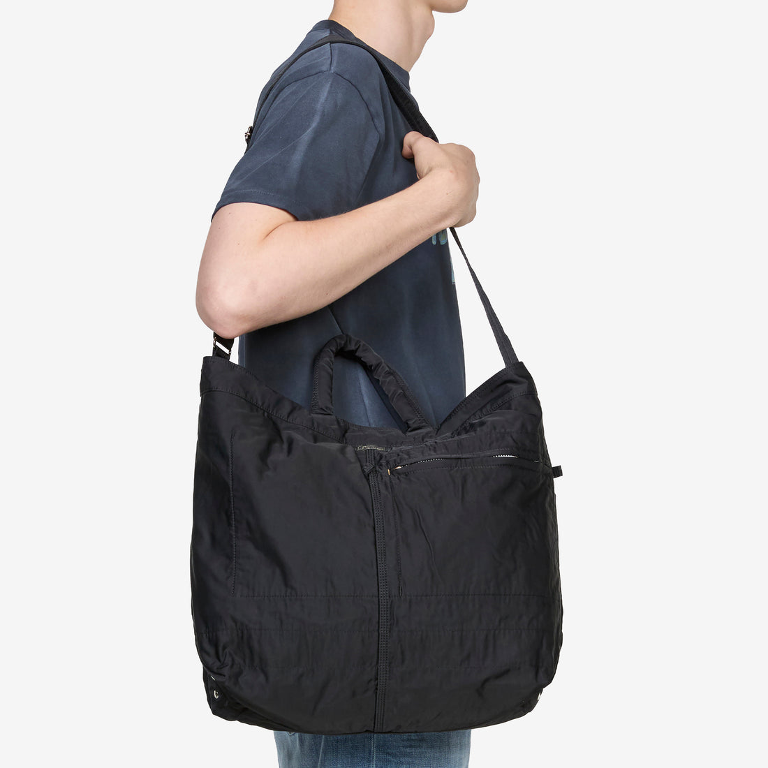 Mile 2-Way Tote Bag Black (L) Bags