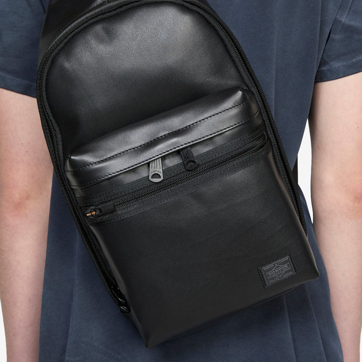 Aloof Sling Shoulder Bag Black