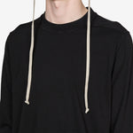 Temple Crewneck Black Medium Weight Cotton Jersey