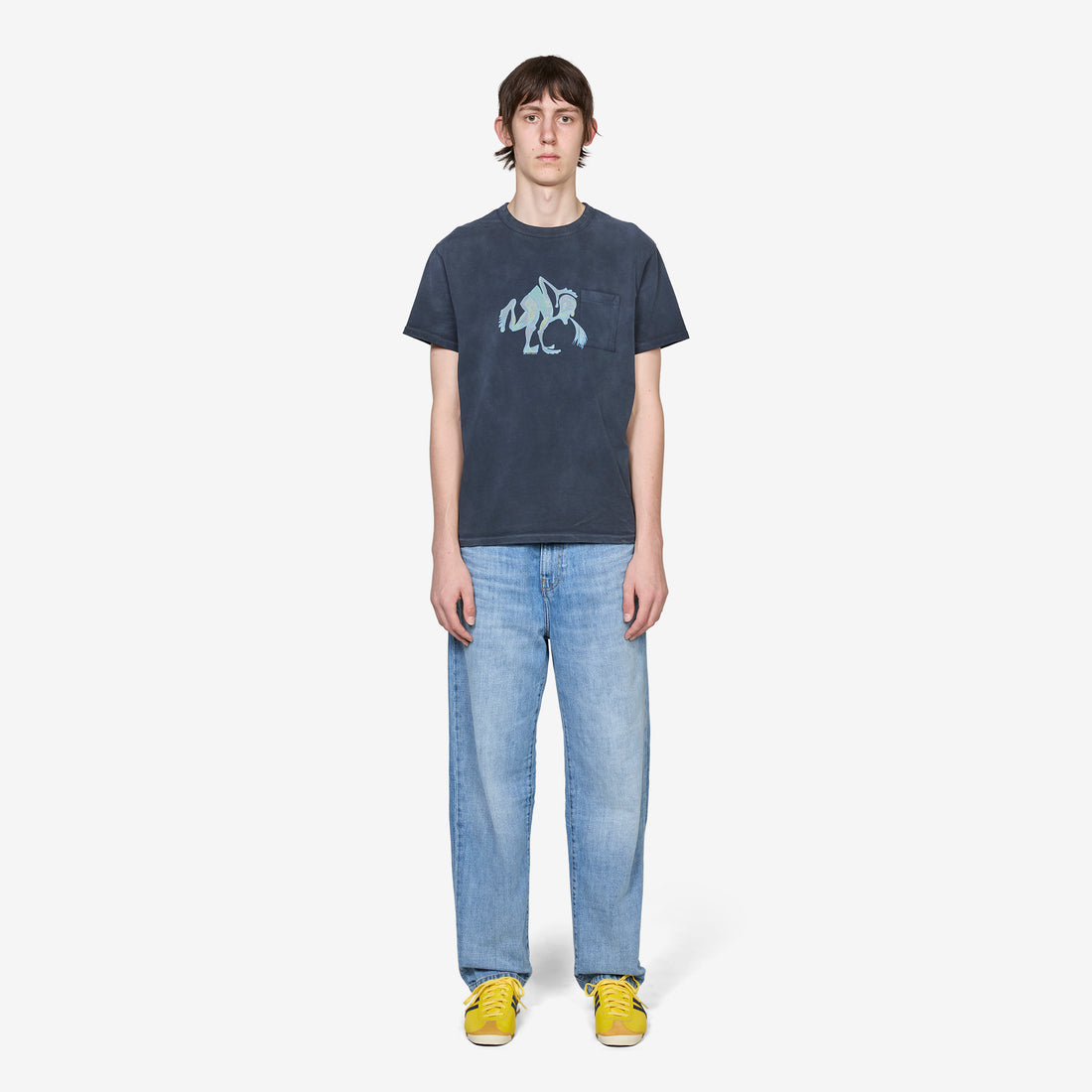 Aaron Pant Blue Burst Washed Pants