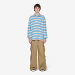 Striped Longsleeve Polo Stripe 2