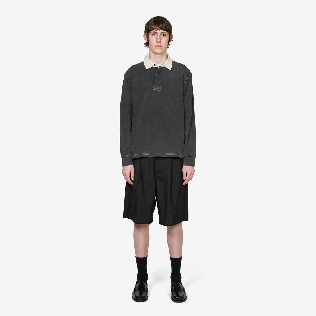 Rugby Longsleeve Black Tees