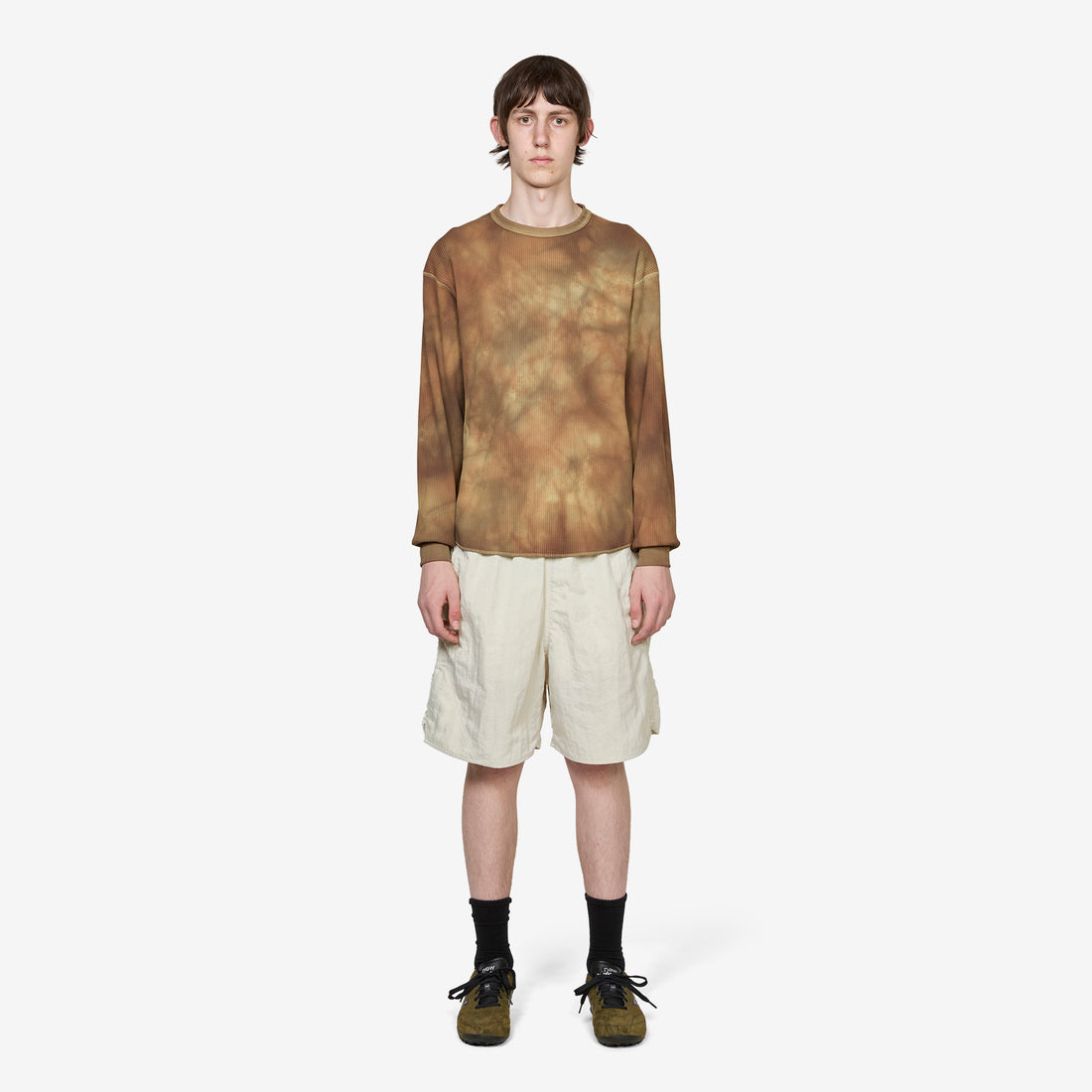 MIL Athletic Shorts Nylon Sateen Off White Tees