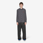 Grunge Stripe Longsleeve Shirt Grey