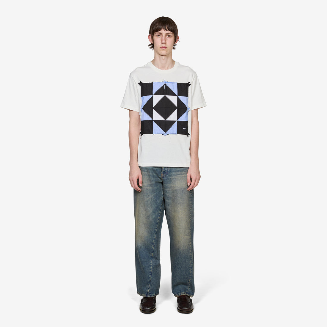 Patchwork T-Shirt White Tees