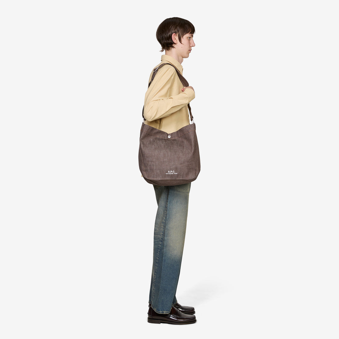 Journal Satchel Dark Brown Bags