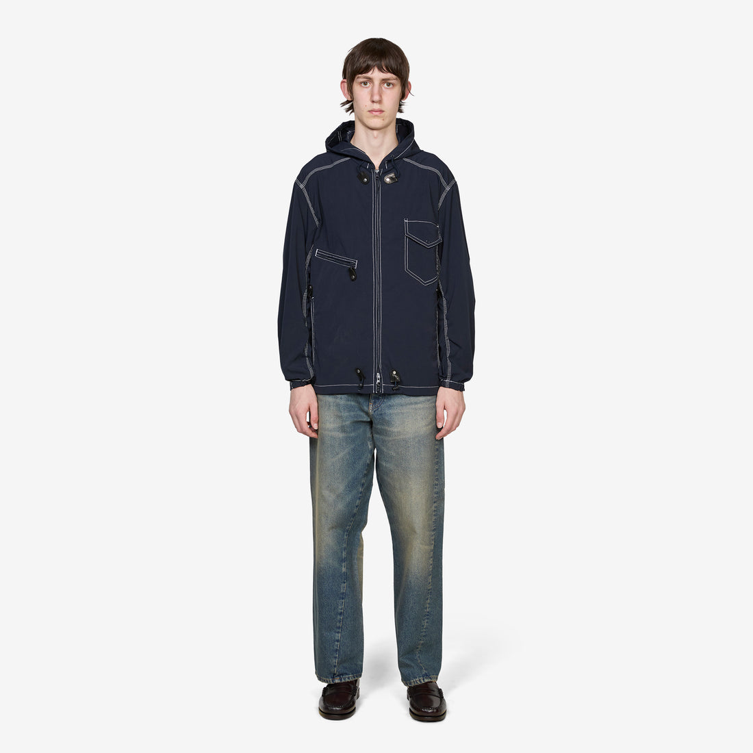 Russel Zip Parka Navy Jackets