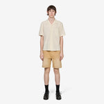 Floral Eyelet Shirt Natural
