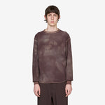 Conan Uneven Dyed Waffle Crew Dark Brown