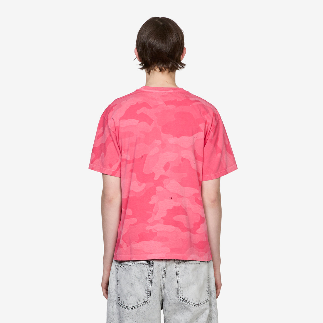 Aged Camo T-Shirt Pink Tees