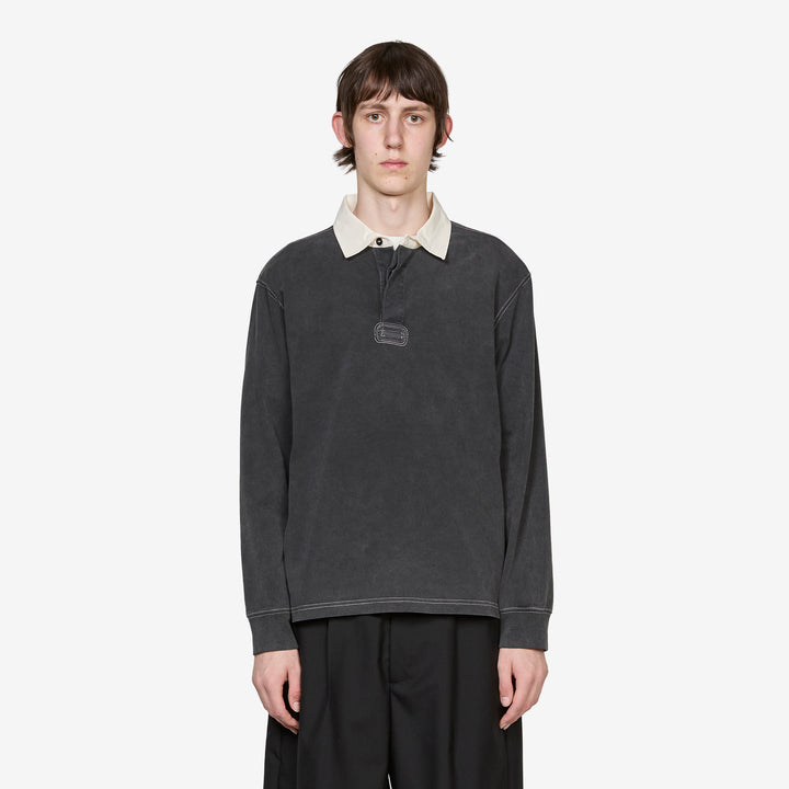 Rugby Longsleeve Black Front