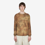 Conan Uneven Dyed Waffle Crew Olive