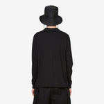 Temple Crewneck Black Medium Weight Cotton Jersey