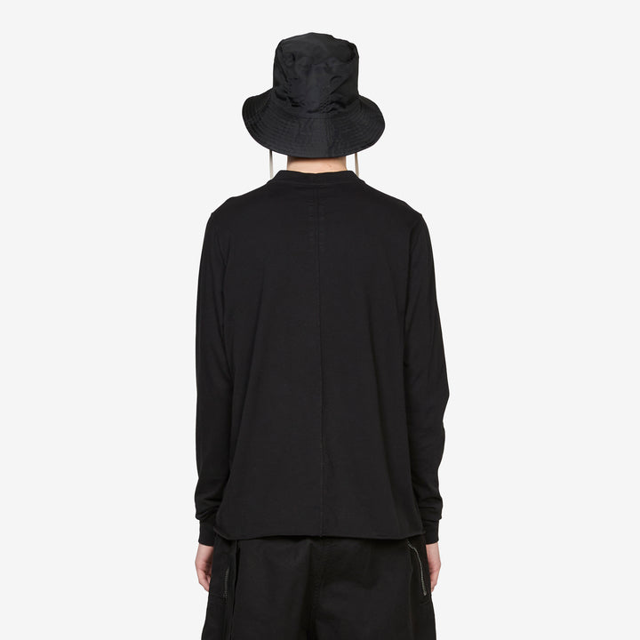 Temple Crewneck Black Medium Weight Cotton Jersey