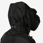Cropped Alice Parka Black Nylon Canvas