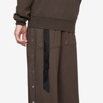 Gimp Hoodie Dark Dust Heavy Weight Slub Felpa