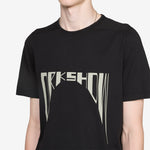 Level T-Shirt Black | Pearl Medium Weight Cotton Jersey