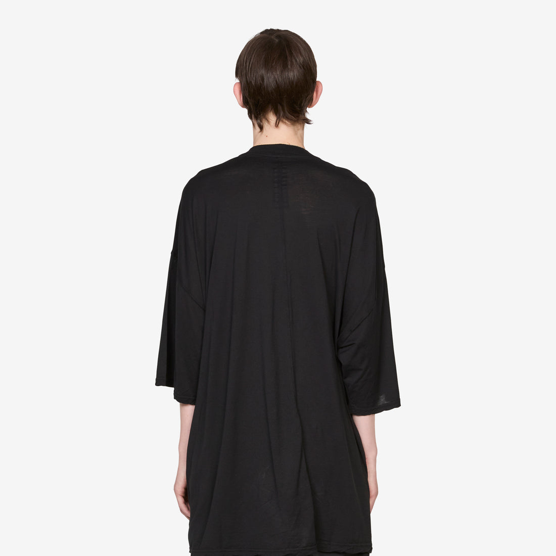 Tommy T-Shirt Black Cotton Gauze Jersey Tees