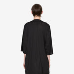 Tommy T-Shirt Black Cotton Gauze Jersey