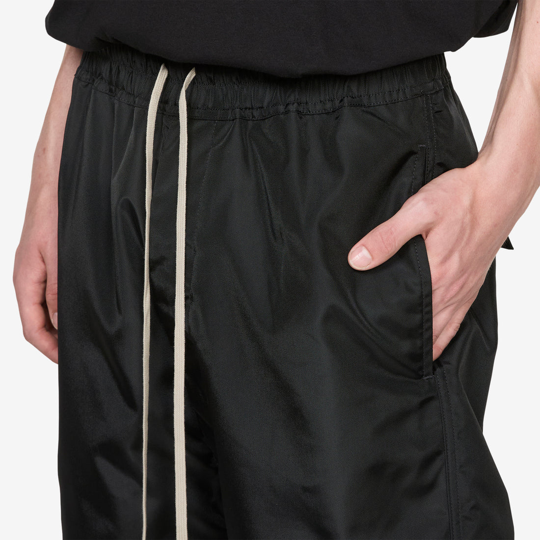 Drawstring Pods Black Nylon Canvas Jewellery