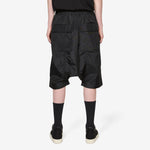 Drawstring Pods Black Nylon Canvas