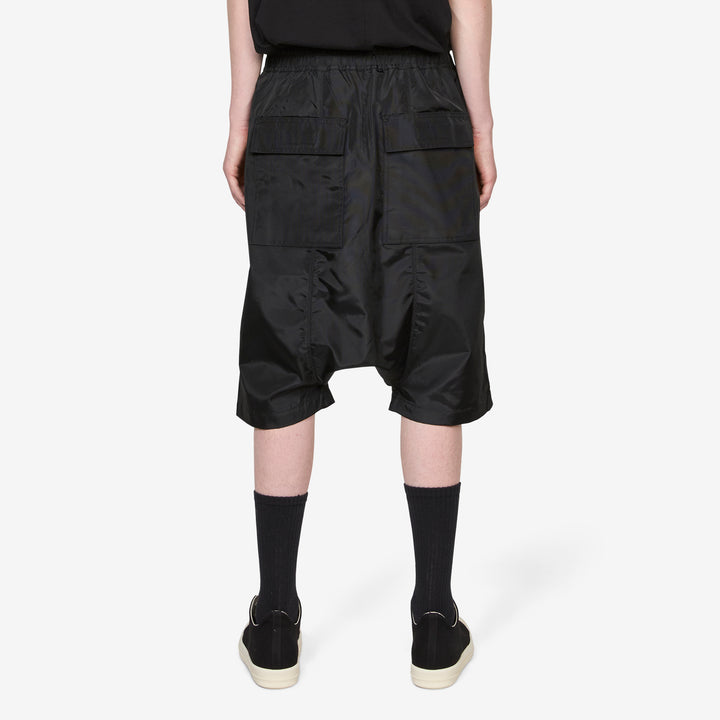 Drawstring Pods Black Nylon Canvas