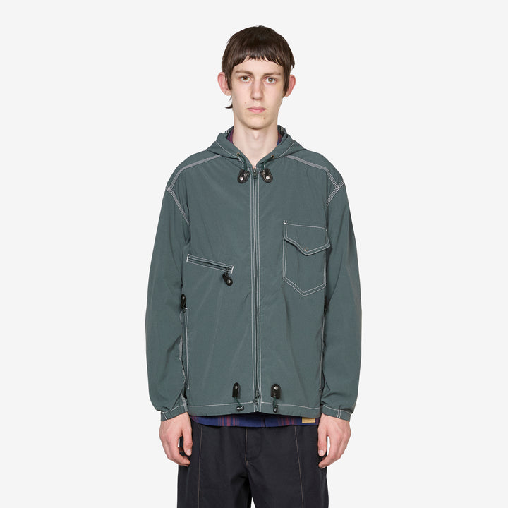 Russel Zip Parka Balsam Green Front