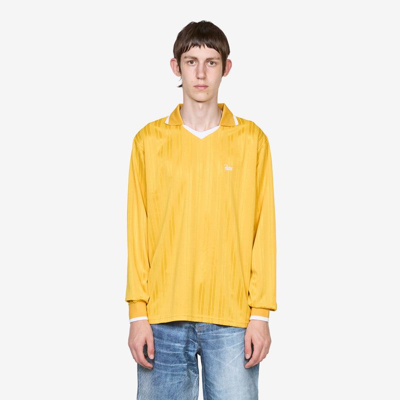 Jacquard Striped Longsleeve Jersey Golden Rod Tees
