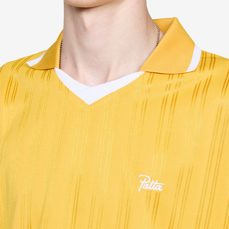 Jacquard Striped Longsleeve Jersey Golden Rod Tees
