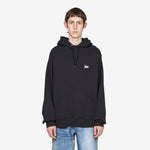 Embroidered Fire Panther Hooded Sweater Black